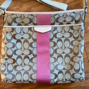 Coach crossbody file purse